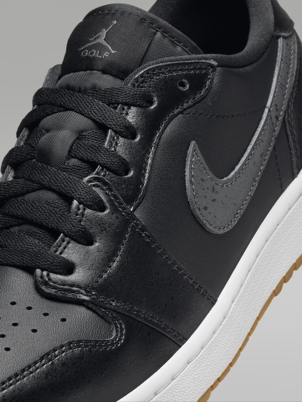 Men's Golf Air Jordan 1 Low 'Black Gum' - Picture 6 of 15